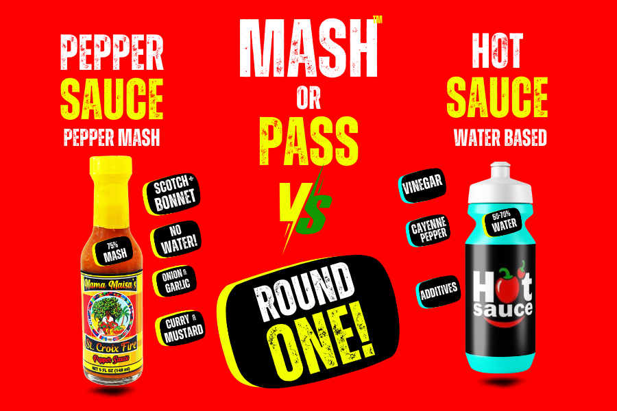 🔥 ROUND 1: PEPPER SAUCE VS. HOT SAUCE – THE WEIGH-IN! 🔥